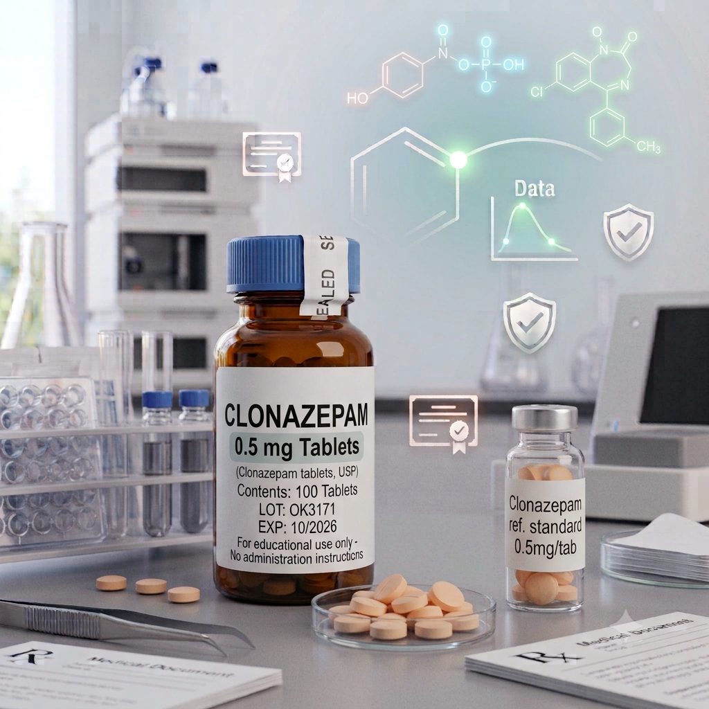 Clonazepam 0.5 mg prescription medication safety information