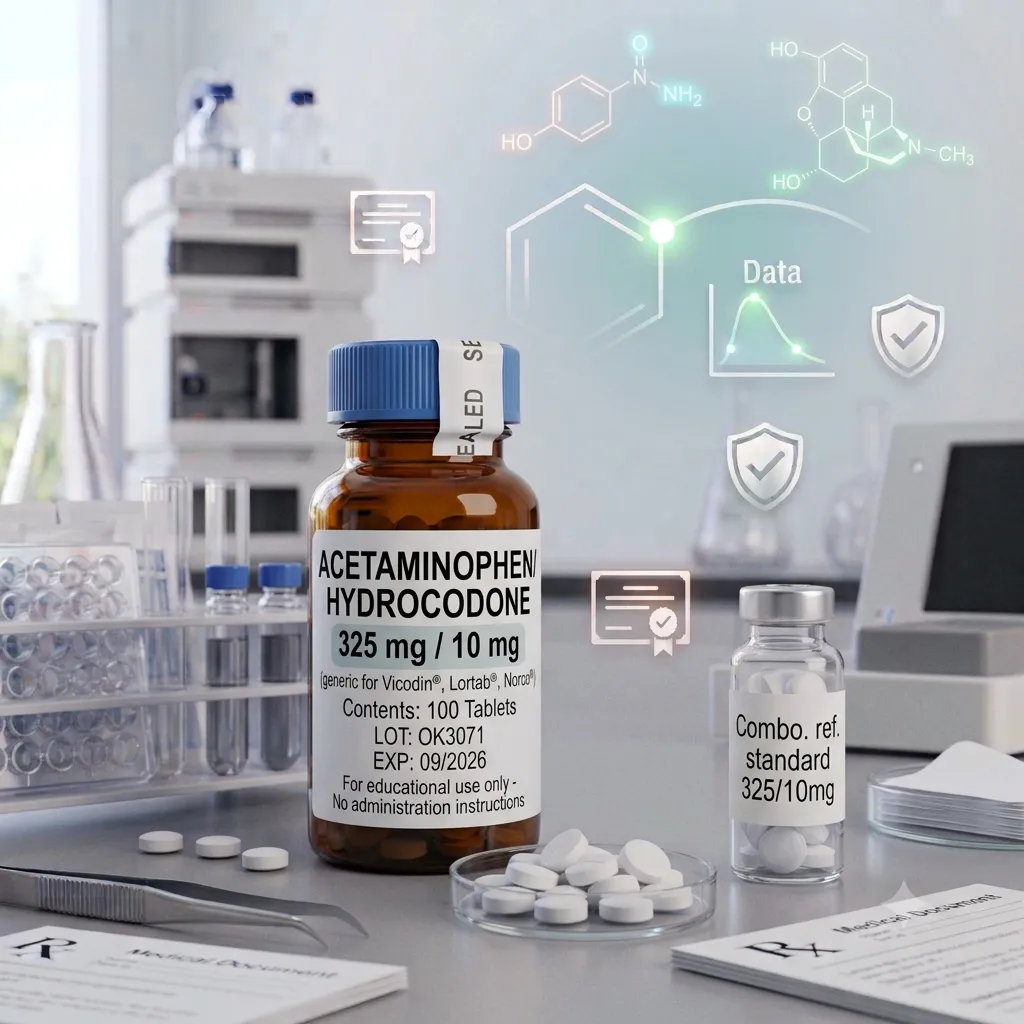 Hydrocodone Bitartrate / Acetaminophen 325 mg/10 mg (per Tablets)